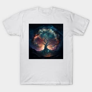 Celestial Tree Rug T-Shirt